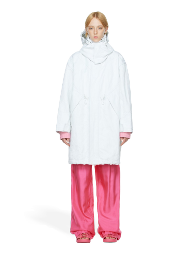 Парка Bottega Veneta Cotton Parka білий | 704955 V1V60