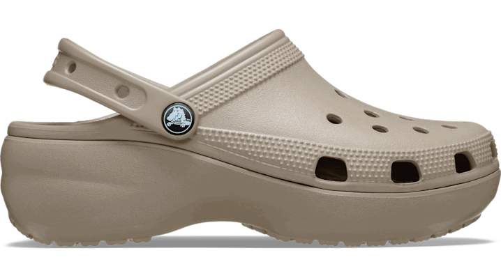Кросівки та взуття Crocs Classic Platform Clogs бежевий | 206750-214