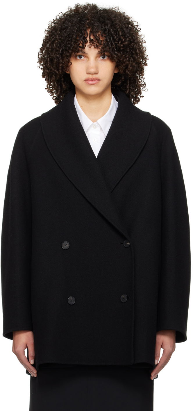 Пальто The Row Black Polli Coat чорний | 5887-W1439