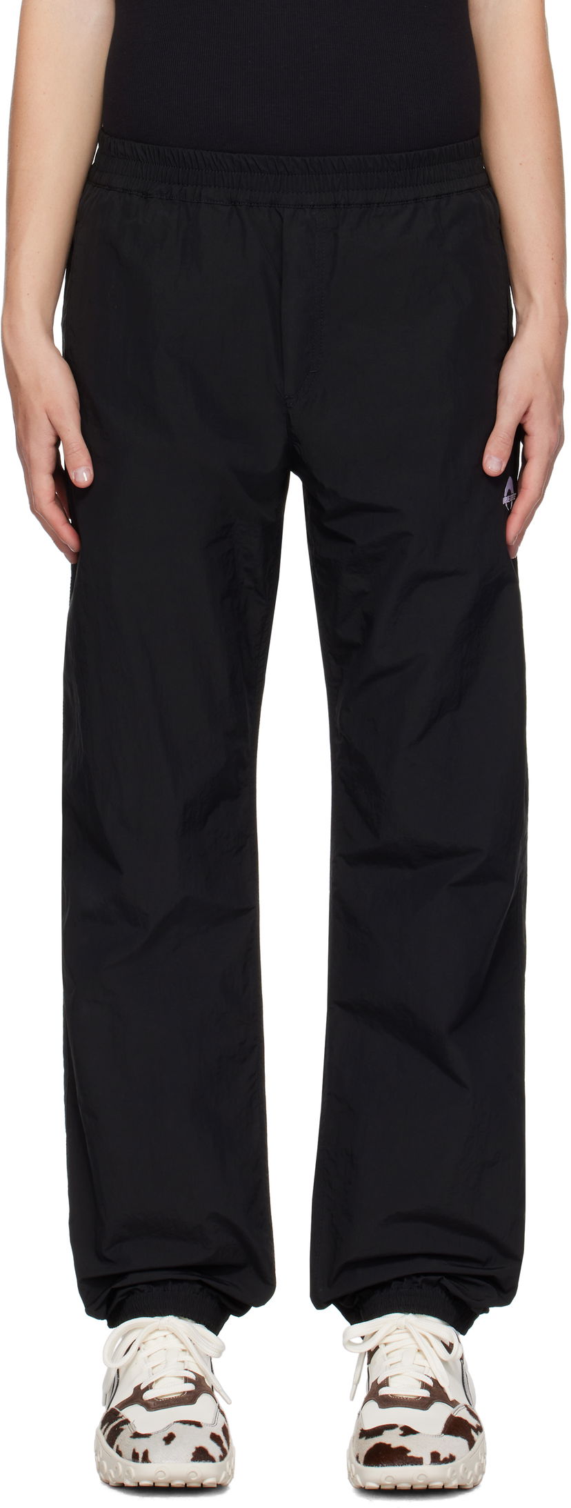 Спортивні штани Marine Serre Sport Nylon Track Pants чорний | UPA050A CWOV0041