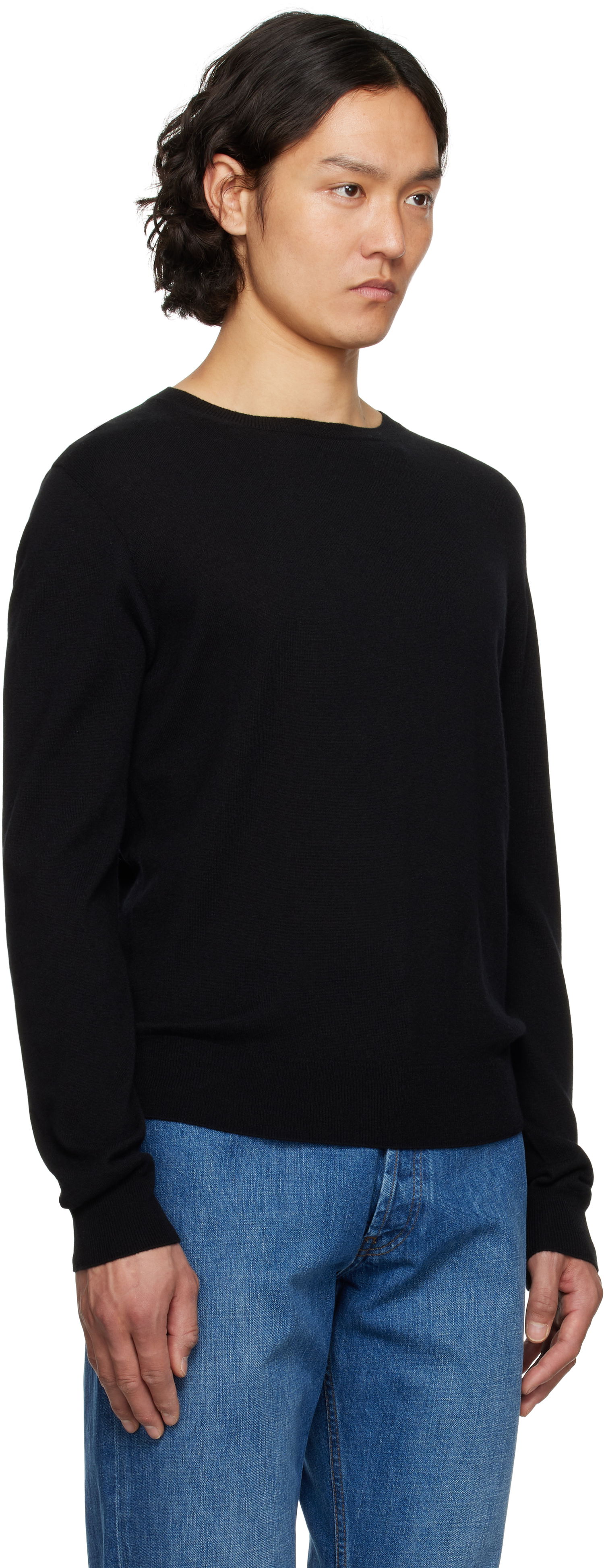 Cветр The Row The Row Rowley Sweater чорний | 920-Y751, 1
