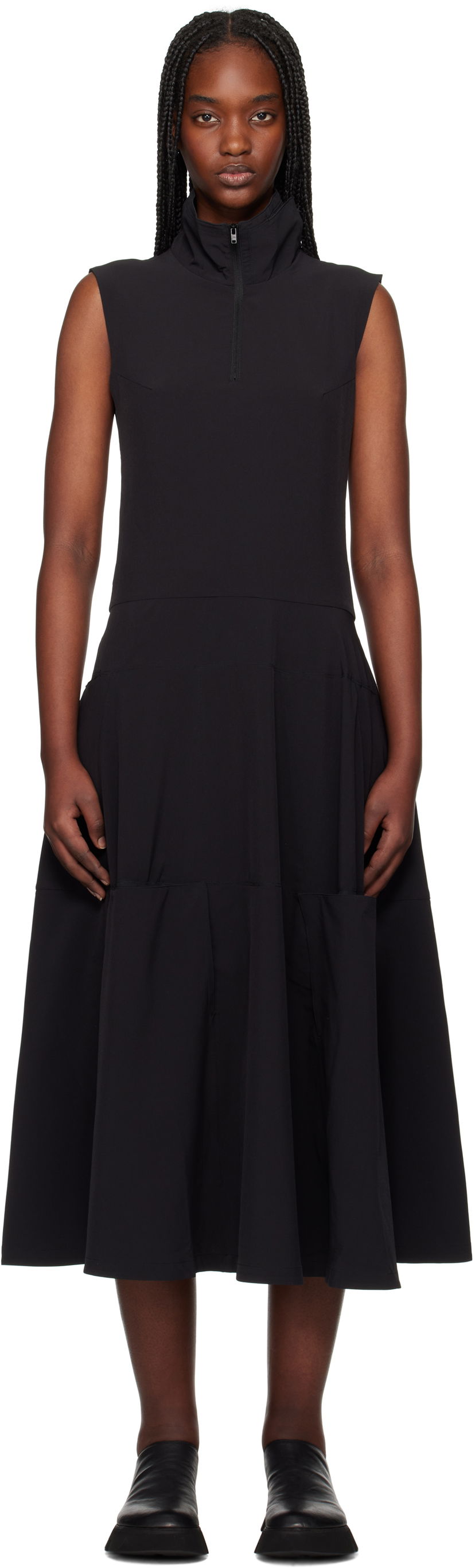 плаття Y-3 Y-3 Half-Zip Midi Dress чорний | JI7087