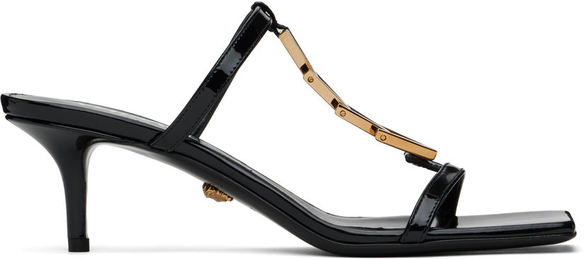 Аксесуари Versace Versace Patent Heeled Sandals чорний | 1018735_D2VE_1B00V