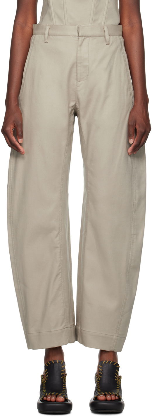 Штани Dion Lee Arch Trousers бежевий | C2162F23