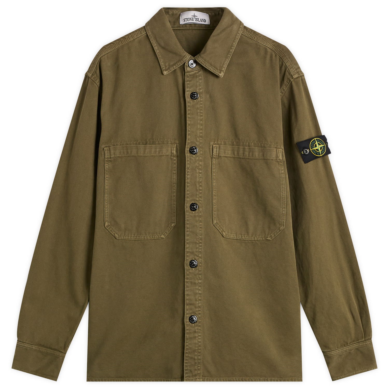 Куртка Stone Island Old Effect Garment Dyed Overshirt Зелений | K2S151200025-V0154, 1