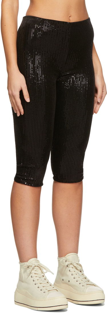 Легінси We11done We11done Sequin Cycling Shorts чорний | WD-PT1-22-295-W-BK, 1