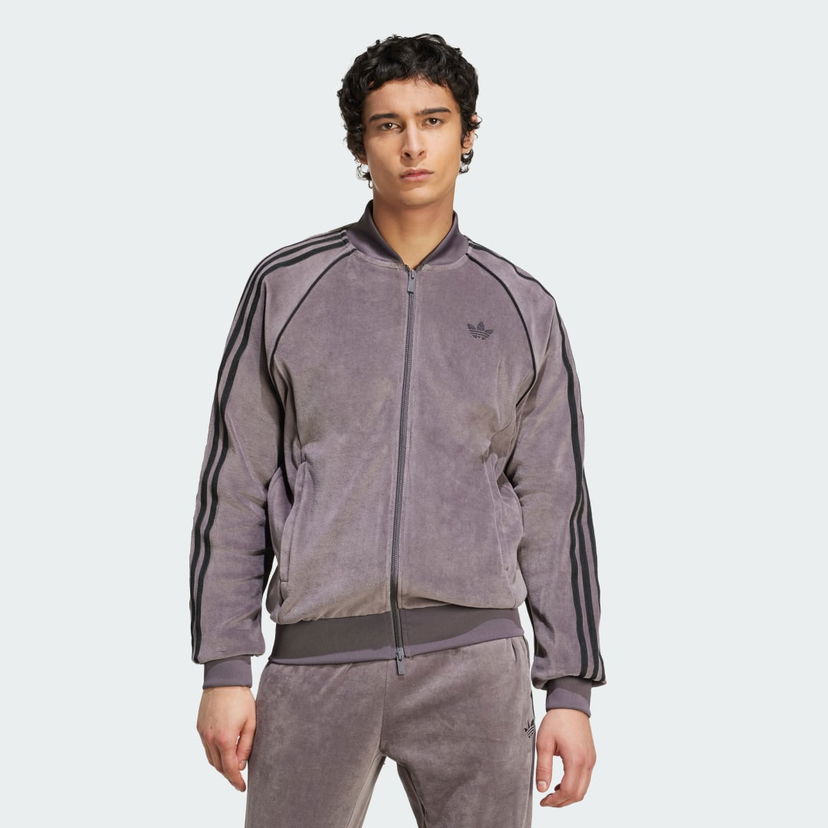 Спортивний костюм adidas Performance Adicolor SST Velour Track Jacket Фіолетовий | JX1562