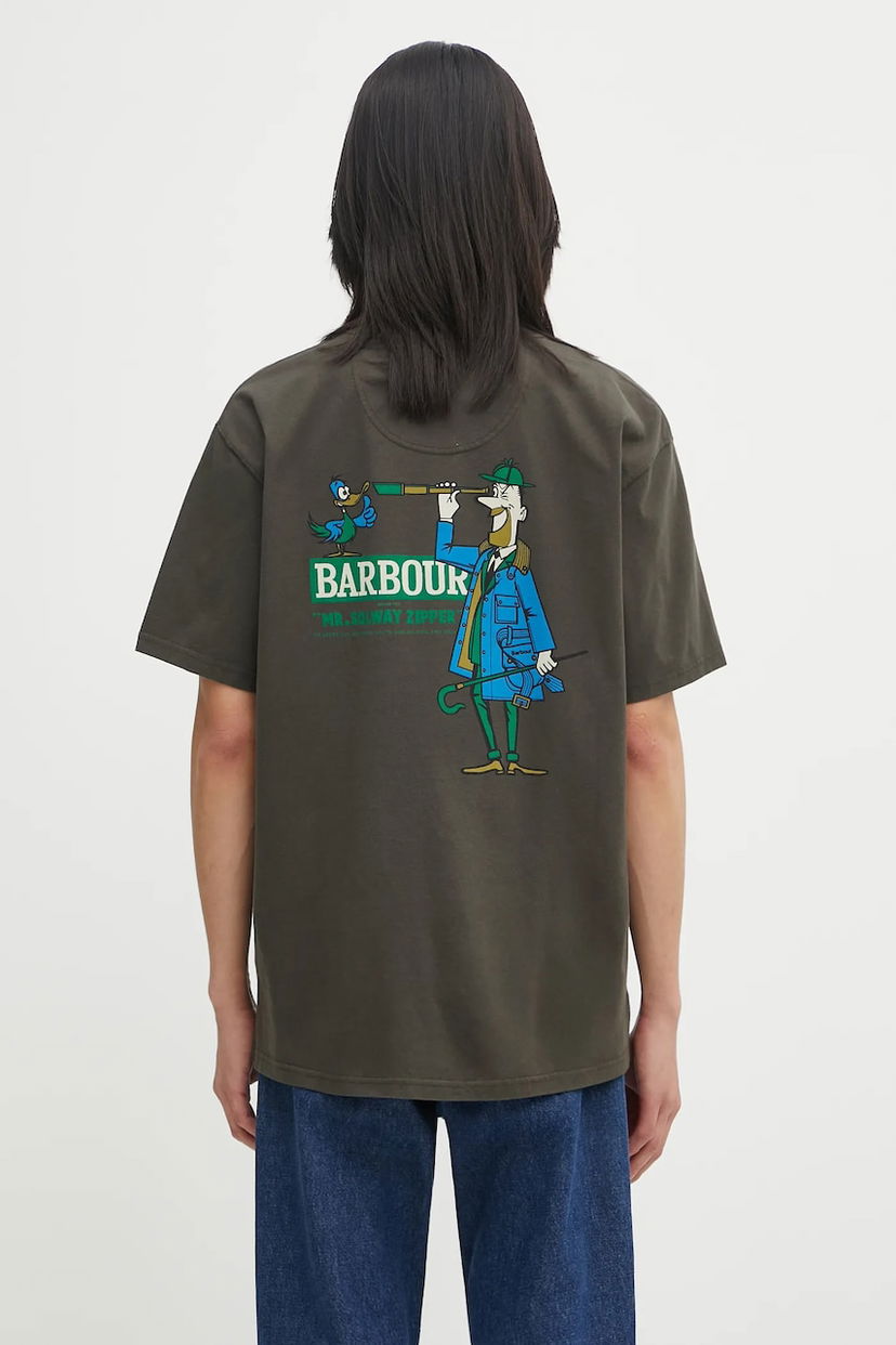 Футболка Barbour Barbour "Mr. Solway" Graphic T-Shirt Зелений | MTS1488OL52