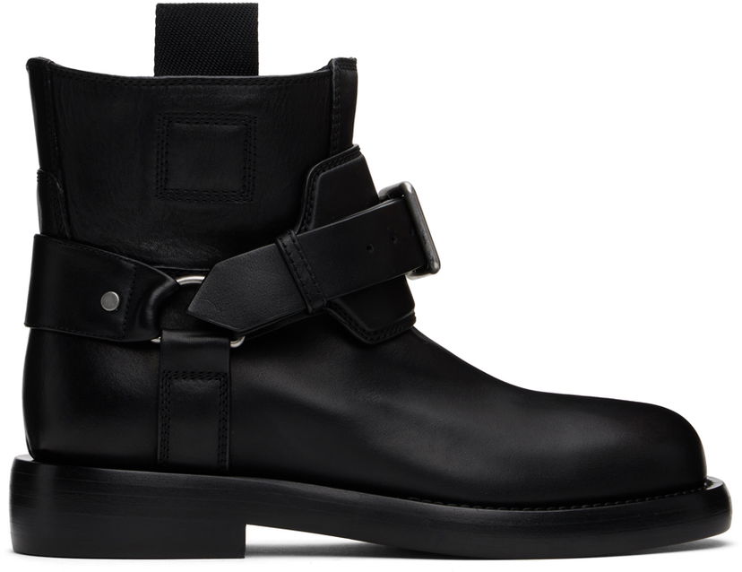 Одяг Burberry Burberry Leather Cobble Boots чорний | 8101287