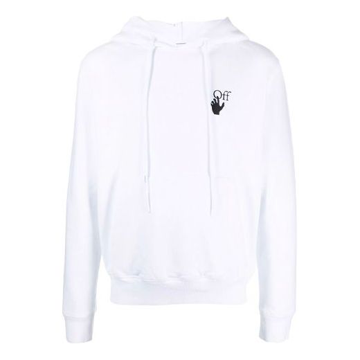 Світшоти Off-White Off-White FW21 Hoodie білий | OMBB034F21FLE0020184