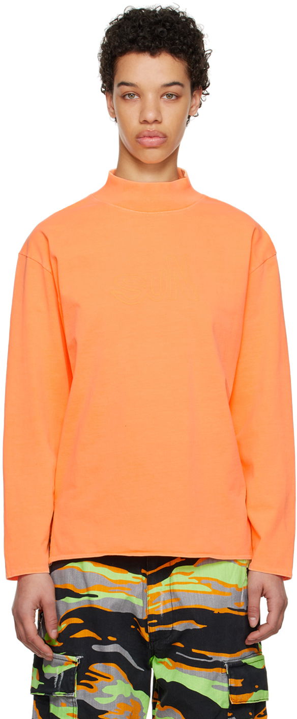 Футболка ERL 'Sun' Long Sleeve T-Shirt Помаранчевий | ERL06T013