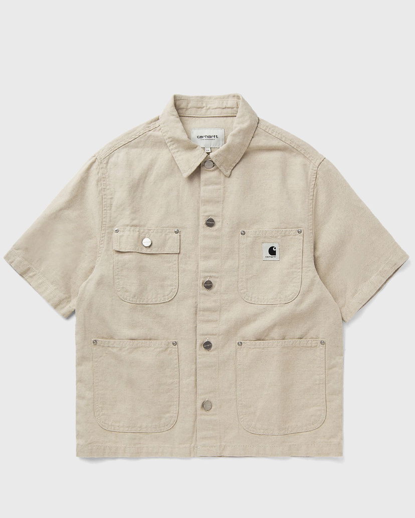 Сорочка Carhartt WIP Short Sleeve Michigan Shirt бежевий | I035573-05.02