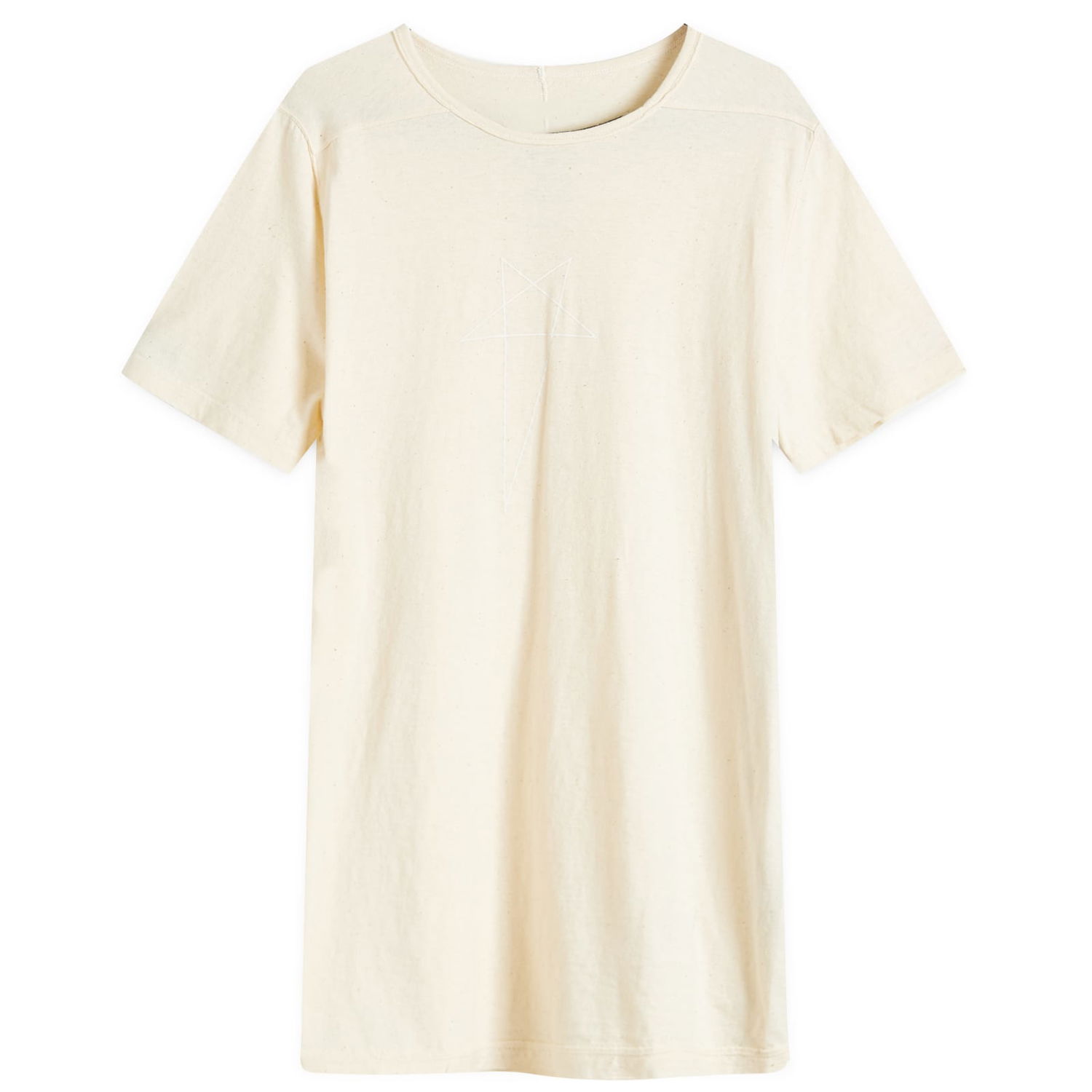 Футболка Rick Owens Rick Owens DRKSHDW Level T-Shirt, Size Small бежевий | DU01E3250-RNNP3P-2111, 1