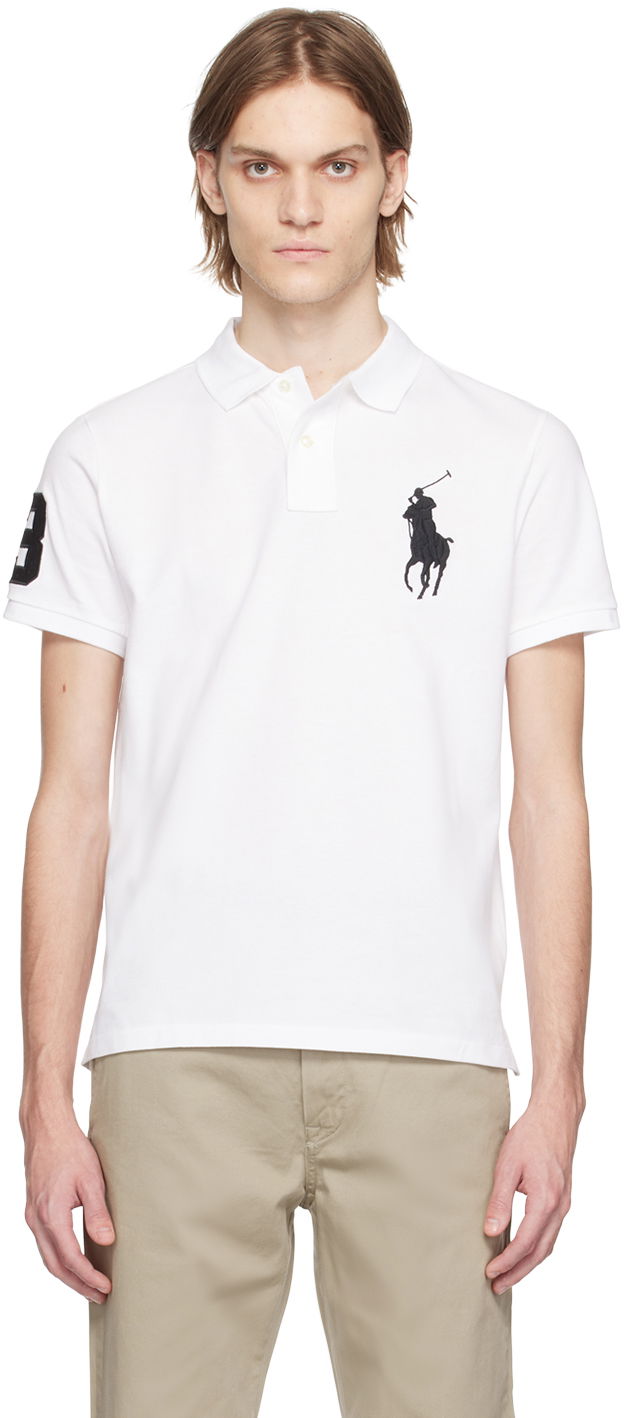 Сорочка поло Polo by Ralph Lauren Polo Ralph Lauren Big Pony Polo білий | 710688969003