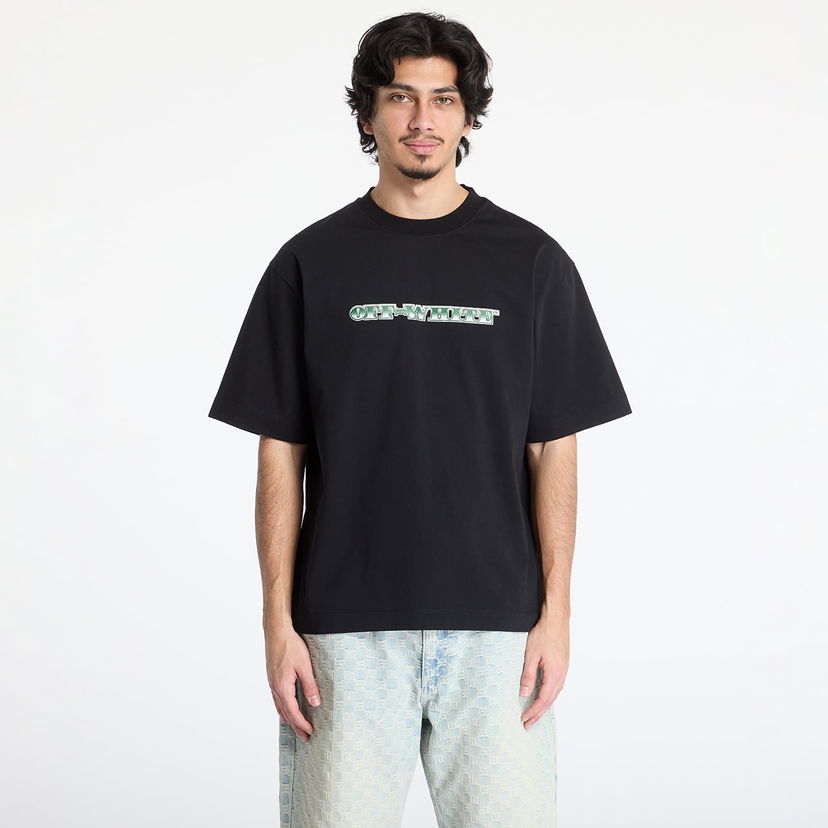 Футболка Off-White Off-White Cash Arrow Skate S/S Tee чорний | OMAA120S25JER00E1058