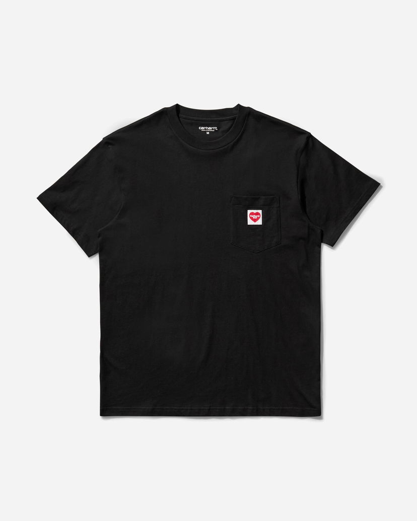 Футболка Carhartt WIP Pocket Heart T-Shirt чорний | I032128 1V2XX