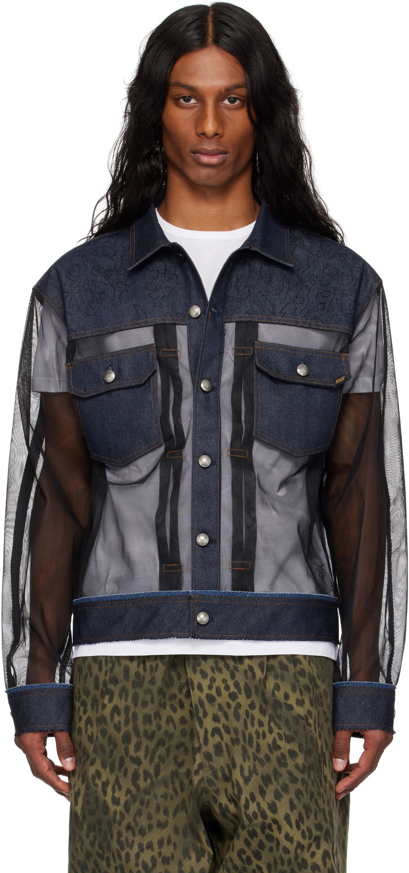 Куртка Andersson Bell Andersson Bell Tonny Sheer Denim Jacket Синій | awa695m