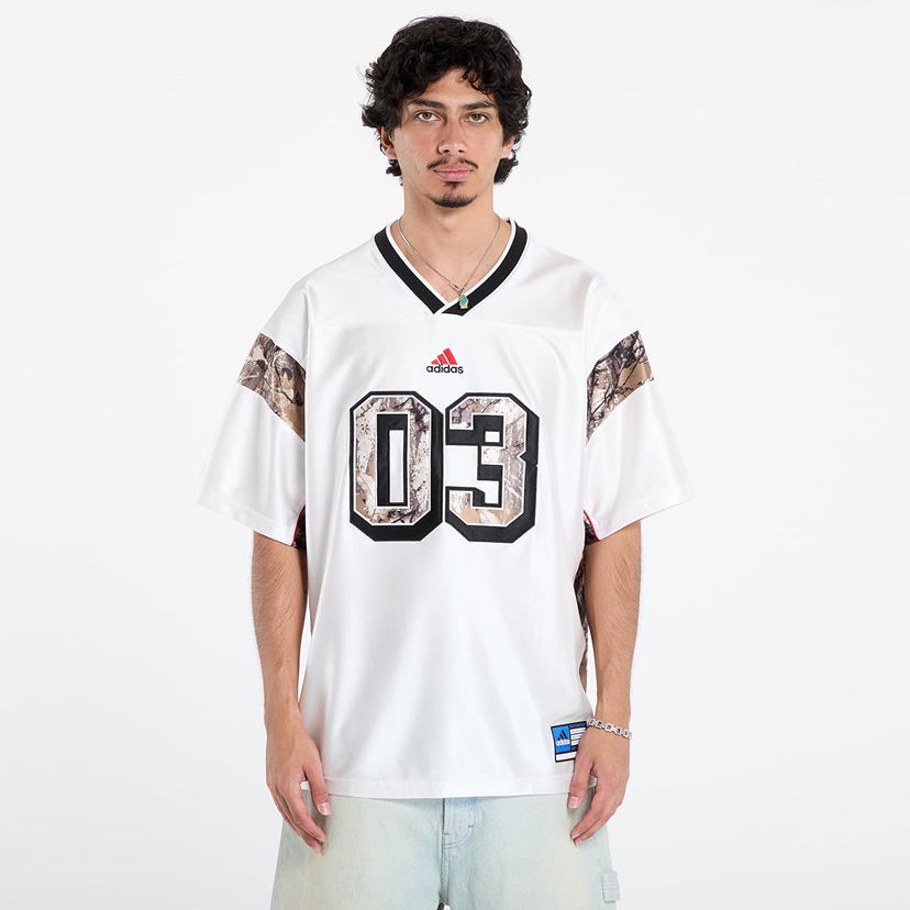 Джерсі adidas Originals adidas Originals Camo Football Jersey білий | KD6247