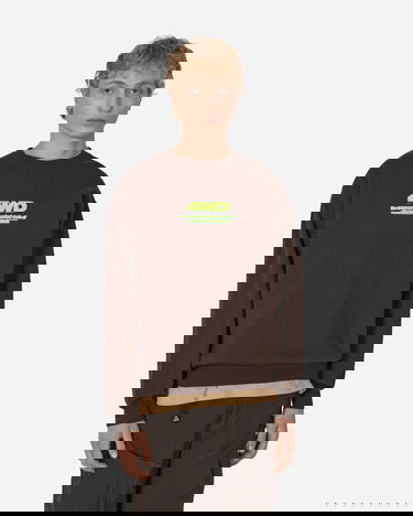 Світшоти 4 WORTH DOING Experimental Studio Crewneck Sweatshirt Коричневий | 4WDF22C1 CHOCOLATE, 0