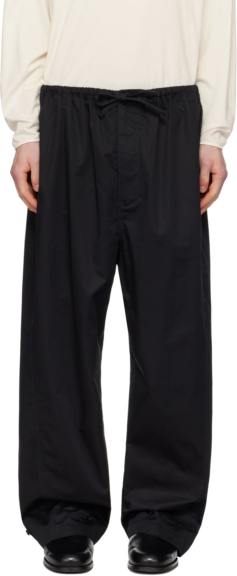 Спортивні штани LEMAIRE Lemaire Twisted Over Trousers чорний | PA1192 LF1207