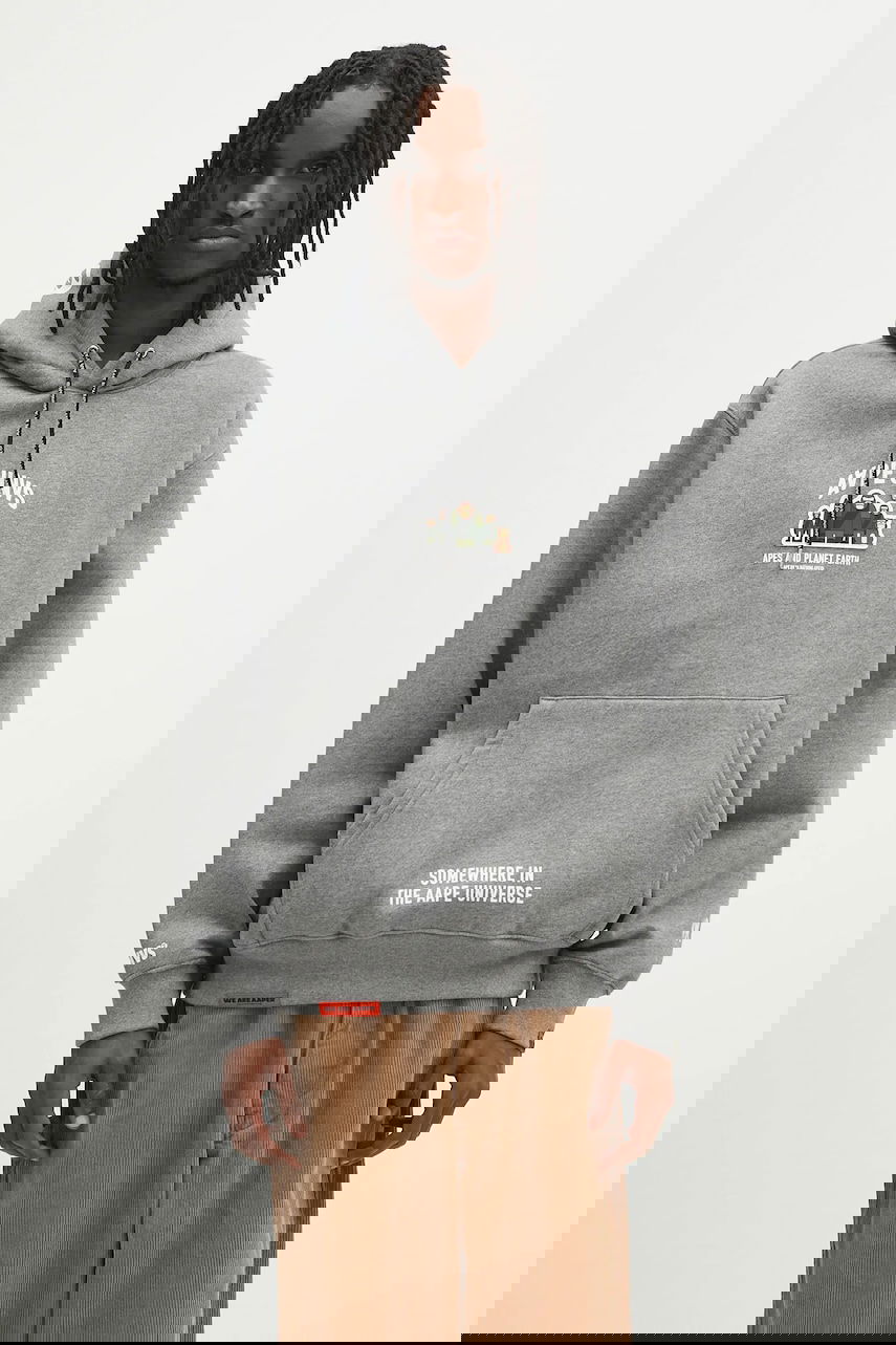 Світшоти AAPE by A Bathing Ape AAPE By A Bathing Ape Aaper Hoodie Сірий | AAPSWMB378XAN, 0