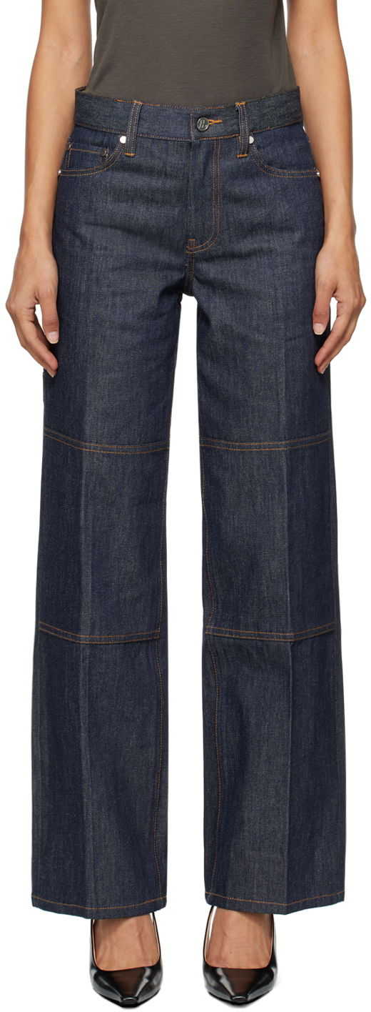 Джинси Helmut Lang Helmut Lang Carpenter Zip Jeans Синій | O06DW204