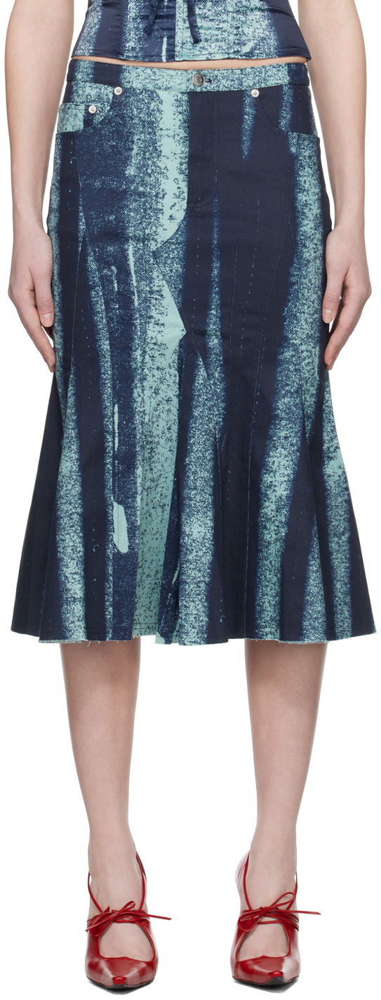 Спідниця Miaou Miaou Gaudi Midi Skirt Зелений | 4004SS5TRB