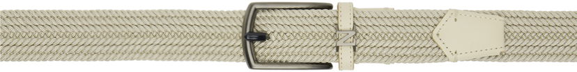Ремені ZEGNA Braided Elastic Belt бежевий | LHTEC-B023UZ