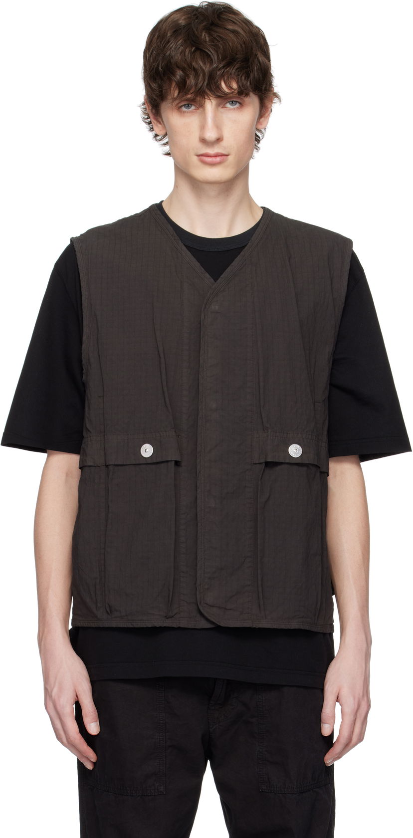 Жилет Stone Island Stone Island Mil-Spec Stretch Ripstop-TC Vest Сірий | K1S15 G100010 S0063