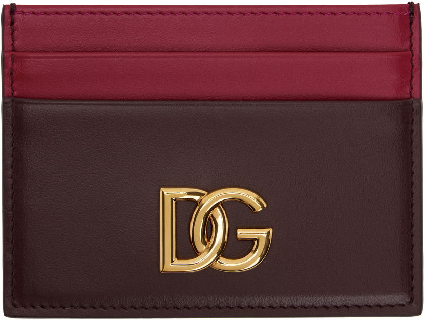 Гаманець Dolce & Gabbana Dolce&Gabbana Calfskin DG Logo Card Holder Коричневий | BI0330 A9M75