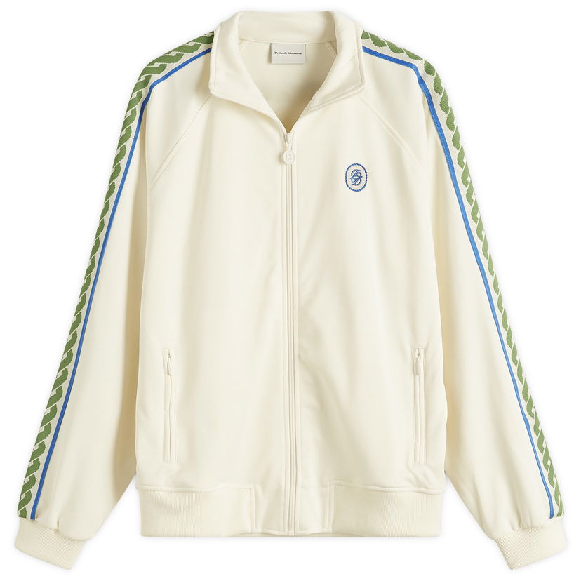 Куртка бомбер Drôle de Monsieur Zip Up Track Jacket білий | G-SJ007-PL135-OW