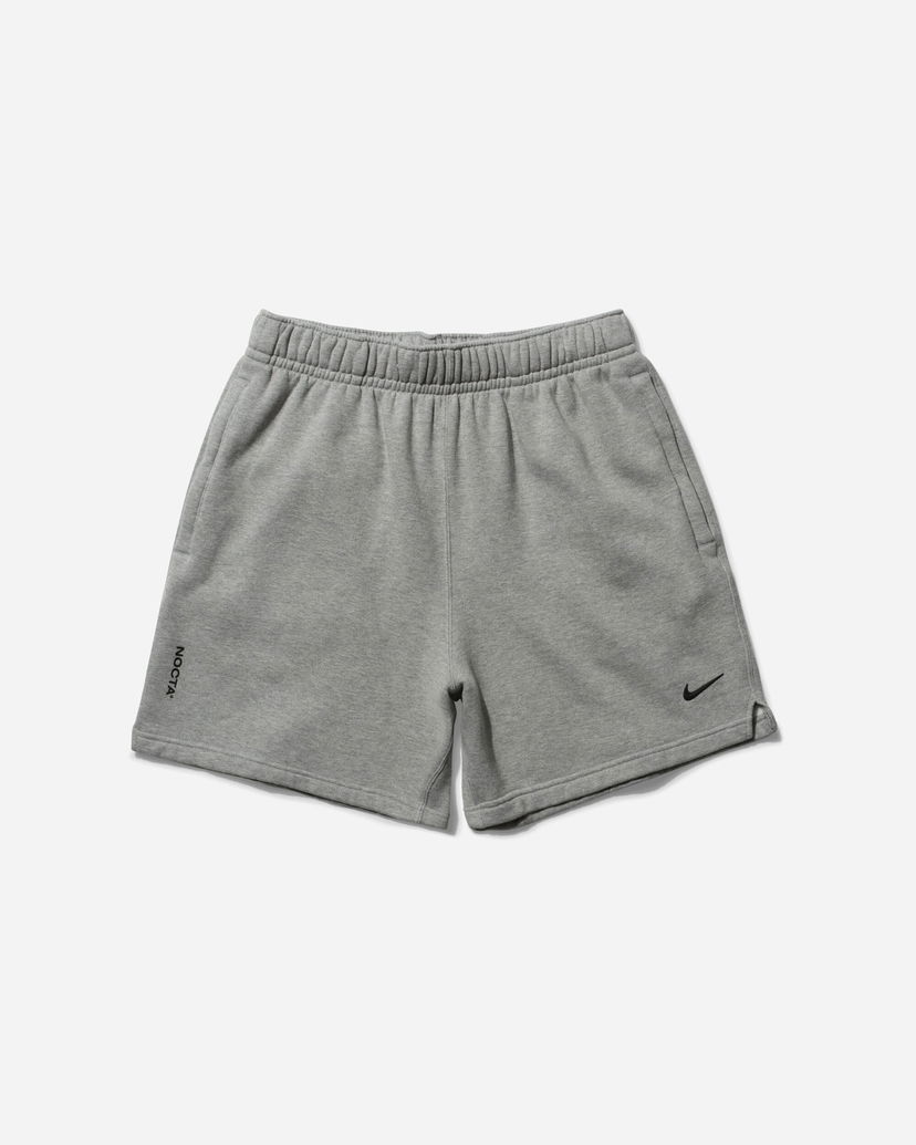 Шорти Nike NOCTA Fleece Shorts Dark Grey Heather Сірий | FQ0408-063
