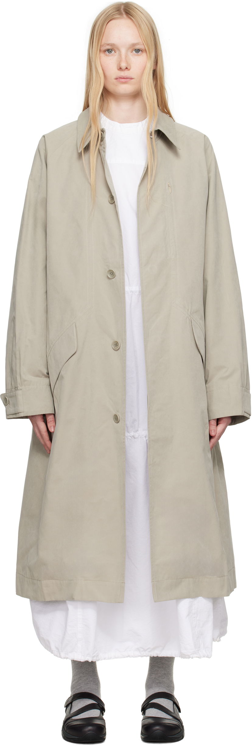 Тренчкот YMC YMC Tyrell Trench Coat бежевий | Q0YAA