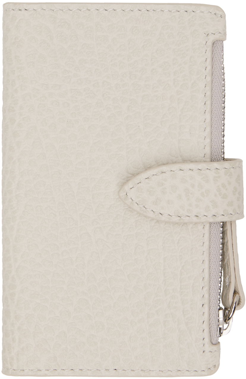 Гаманець Maison Margiela Four Stitches Card Holder бежевий | SA1VX0019 P4455