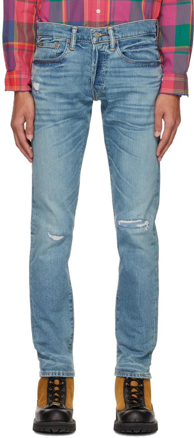 Джинси Polo by Ralph Lauren Polo Ralph Lauren Varick Slim Fit Jeans Синій | 710830888001