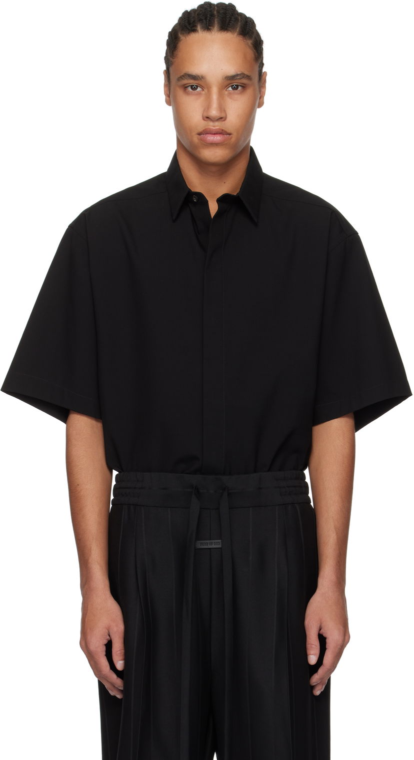 Сорочка Fear of God Fear of God Oxford Short Sleeve Shirt чорний | FGE250-518OXF