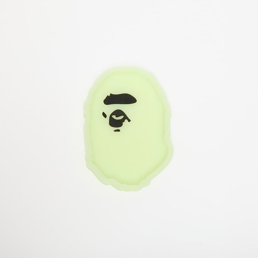 Колекційний BAPE A BATHING APE Ape Head Glow-in-the-Dark Tray Зелений | 001GDL301022MGRN