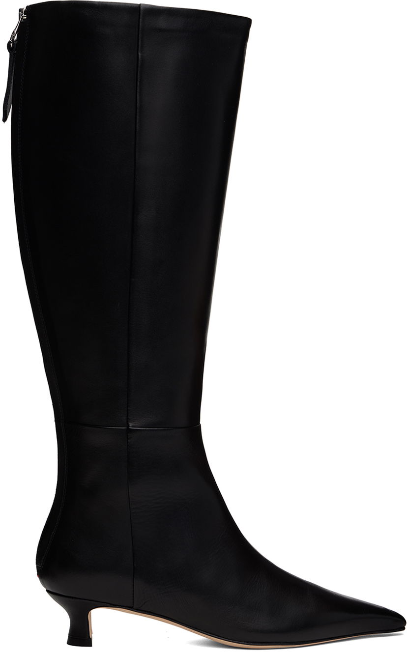 плаття Aeyde Aeyde Zazie Leather Tall Boots чорний | A11-KB-ZAZSS35KT-223-800-001