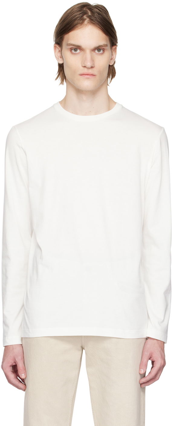 Футболка The Row Leon Long Sleeve T-Shirt білий | 189-K291
