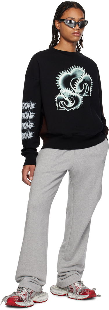Світшоти We11done We11done Crewneck Sweatshirt чорний | WD-TS3-23-710-U-BK, 3