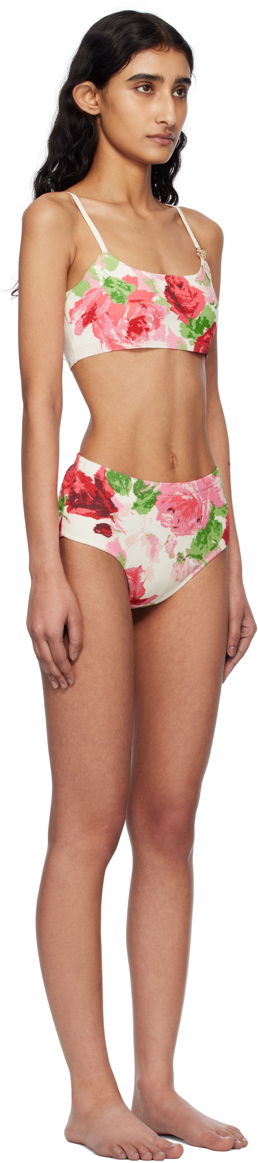 Купальники Blumarine Blumarine Peony-Print Bikini Різнокольоровий | P522M539A, 1