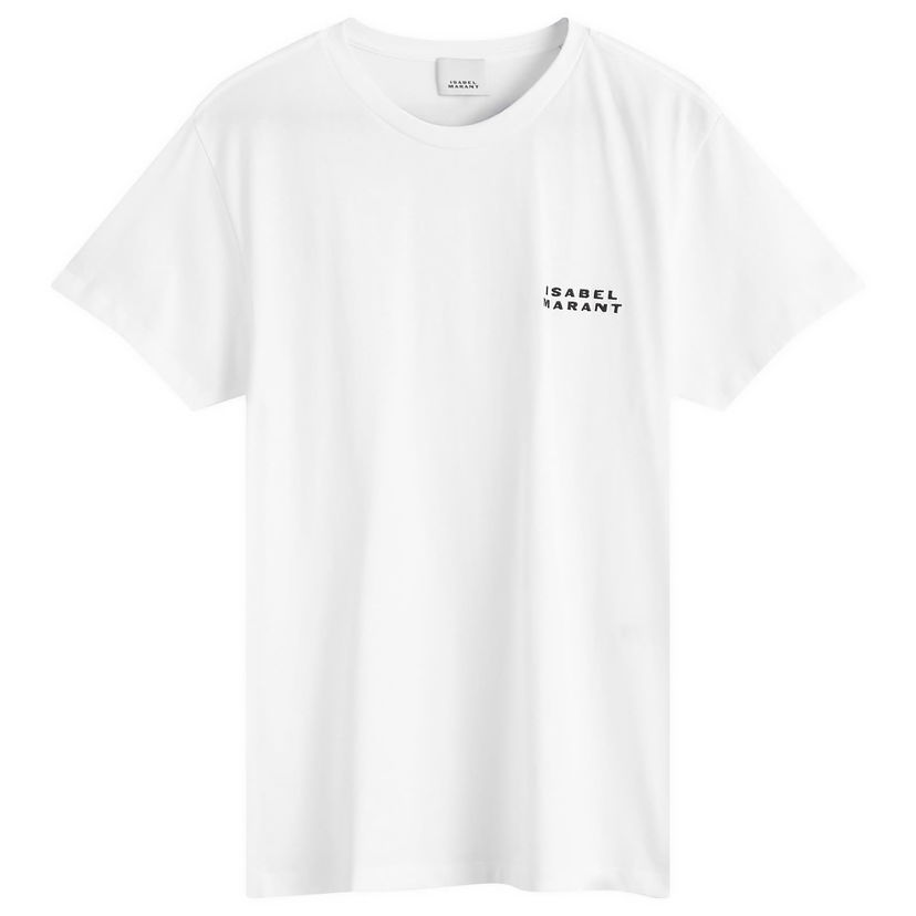 Футболка ISABEL MARANT Vidal Logo T-Shirt білий | TS0103FA-A2N44I