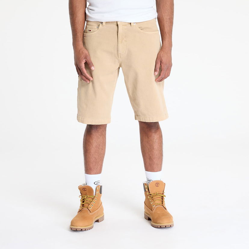 Шорти Tommy Hilfiger Tommy Jeans Jaimie Canvas Cargo Shorts бежевий | DM0DM21951 ACT