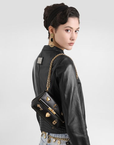 Сумочка Dolce & Gabbana Dolce & Gabbana Marlene City Mini Bag with Gold-Tone Hardware чорний | BB7766AG6808S574, 1