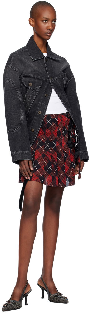 Куртка Jean Paul Gaultier Gaultier Lacing Denim Jacket чорний | 24/31-F-VE070LP-D016-06, 3