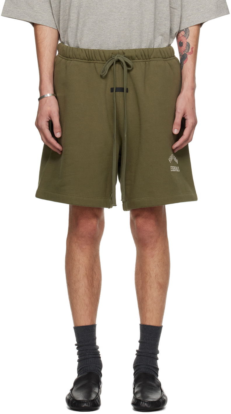 Шорти Fear of God Essentials Soccer Shorts Зелений | 160BT242005F