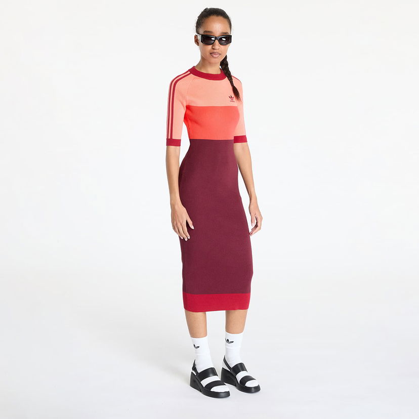 плаття adidas Originals adidas x KSENIASCHNAIDER Knitted Dress Coral Fusion/ Bright Red/ Shadow Red M Помаранчевий | IW5661