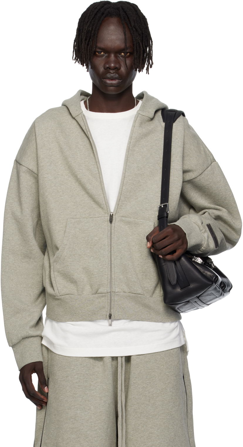 Світшоти Fear of God Fear of God ESSENTIALS Fleece Zip-Up Hoodie Сірий | 192SP254785F