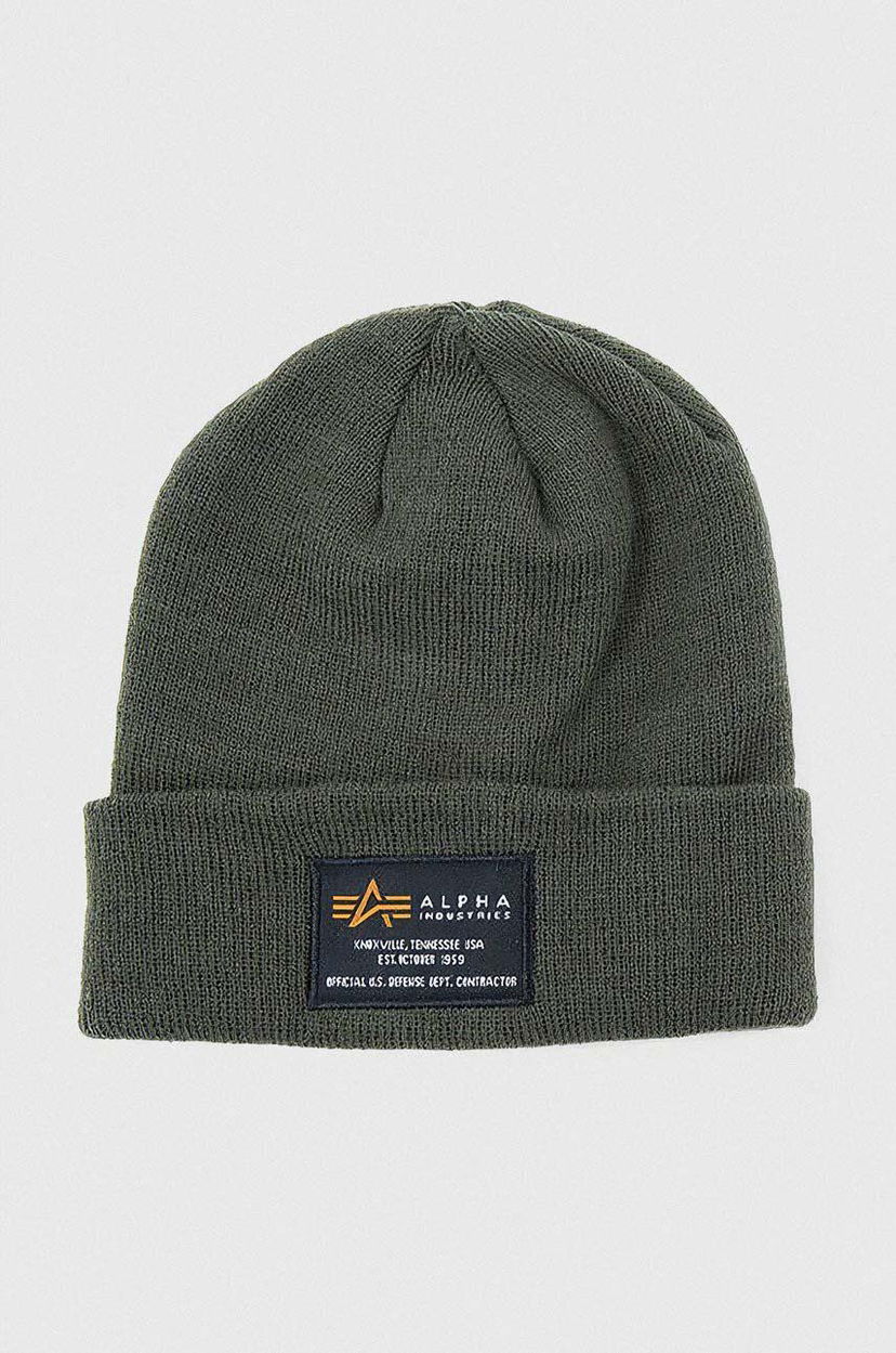 Шапка Alpha Industries Beanie Crew Зелений | 128924.257