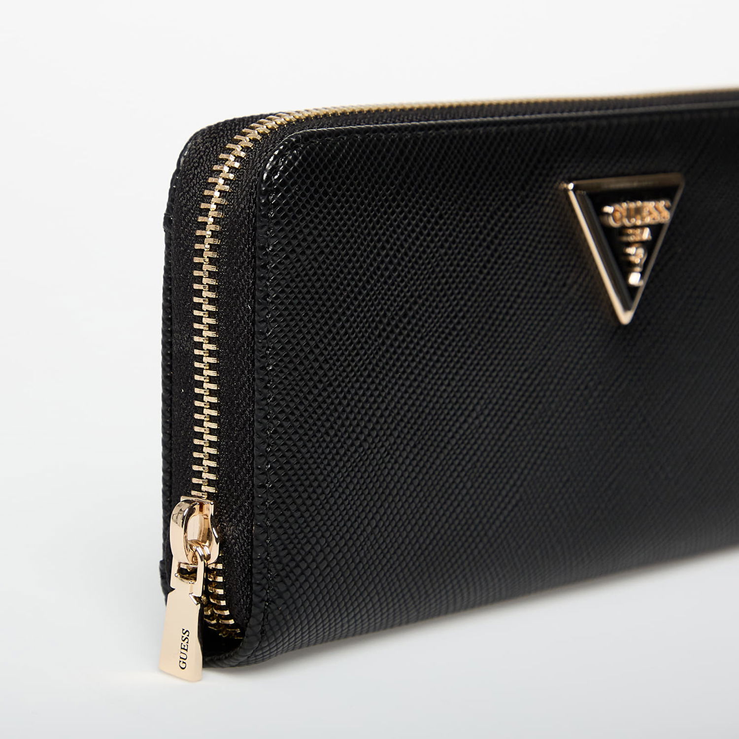 Гаманець GUESS Laurel Ii Slg Large Zip Around Wallet чорний | SWZG7459146-BLA, 1